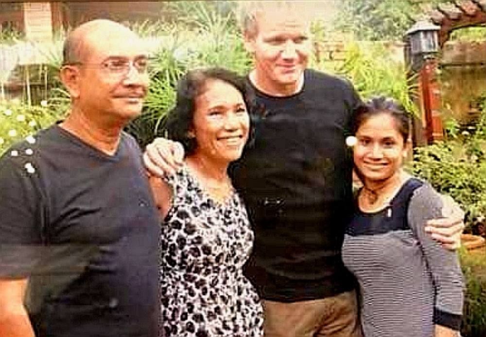 Gordon Ramsay and Aunty Aini